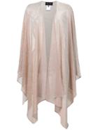 Talbot Runhof Metallic Embellishment Scarf - Pink
