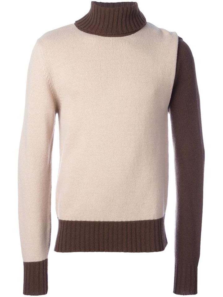 Walter Van Beirendonck Vintage Detachable Sleeve Jumper - Nude &