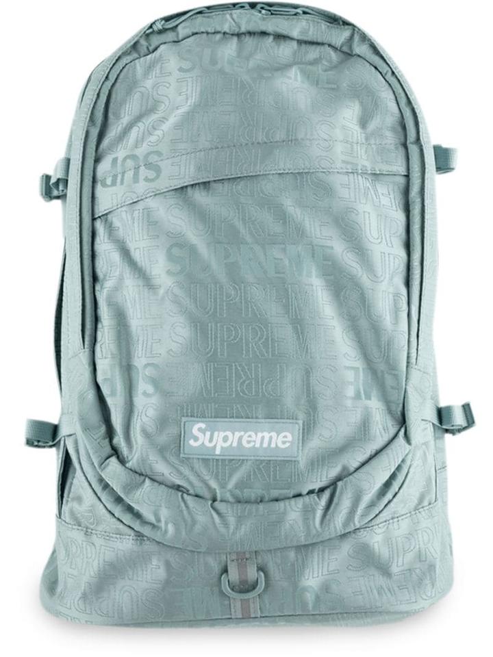 Supreme Ss19 Logo Backpack - Blue