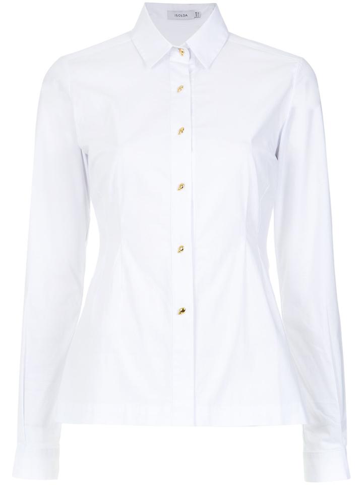 Isolda Slim Fit Shirt - White