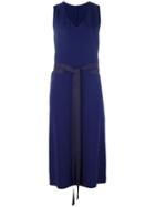 Joseph Tie Waist Dress - Blue