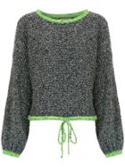 Cruise Knit Trancoso Blouse - Grey