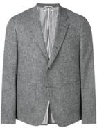 Thom Browne Solid Tweed Sack Sport Coat - Grey