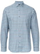 Kent & Curwen Checked Shirt, Men's, Size: Medium, Blue, Cotton
