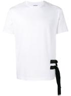Les Hommes D-ring Buckle Detailed T-shirt - White