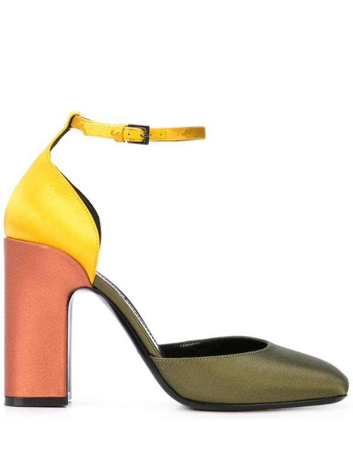 Fabrizio Viti Colour Block Sandals - Green