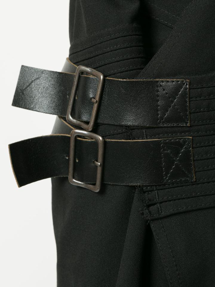 Junya Watanabe Comme Des Garçons Vintage Wrap Buckle Dress - Black