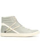 Adidas By Rick Owens Lace-up Sneakers - Grey