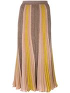 Missoni Glitter Striped Skirt - Nude & Neutrals