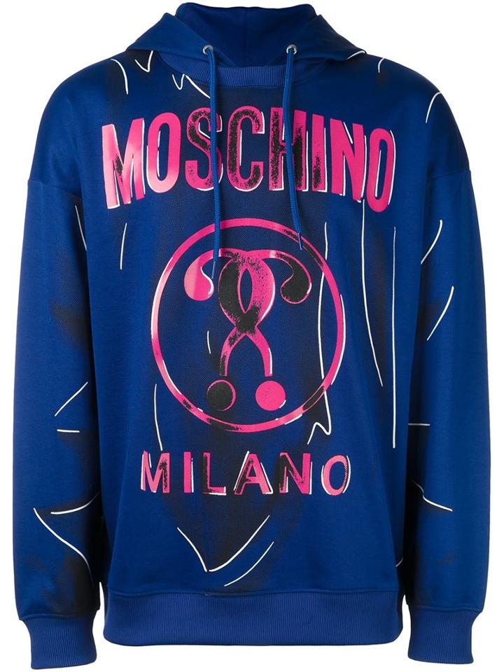 Moschino Trompe-l'oeil Logo Hoodie