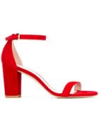 Stuart Weitzman Nearlynude Sandals - Red