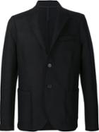Harris Wharf London Button Blazer, Men's, Size: 54, Black, Wool