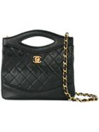 Chanel Vintage 2way Quilted Bag - Black