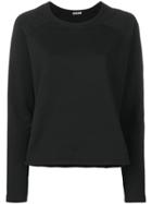 Barena Asymmetric Hem Boxy-fit Sweatshirt - Black