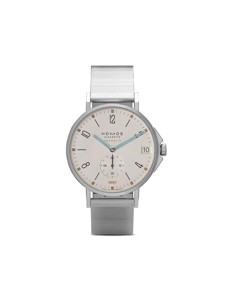 Nomos Tangente Sport Neomatik Date 42mm - White, Silver-plated