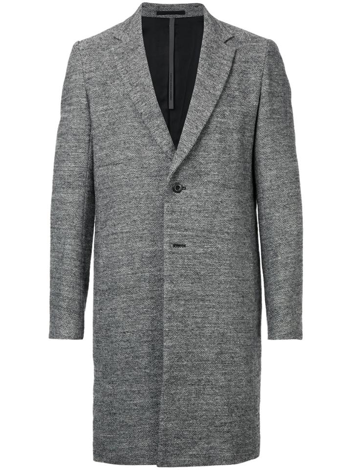 Kazuyuki Kumagai Single Breasted Coat - Grey