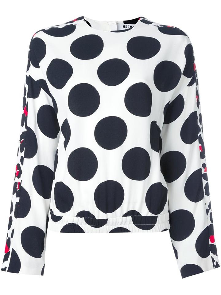 Msgm Polka Dot Blouse