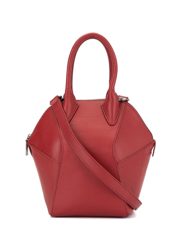 Discord Yohji Yamamoto Polyhedron Shoulder Bag - Red