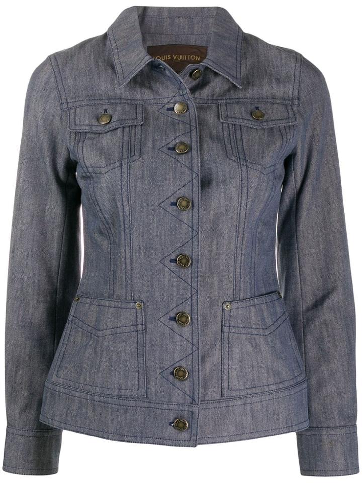 Louis Vuitton Pre-owned 2000's Denim Jacket - Blue