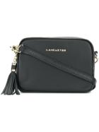 Lancaster Double Zip Clutch - Black