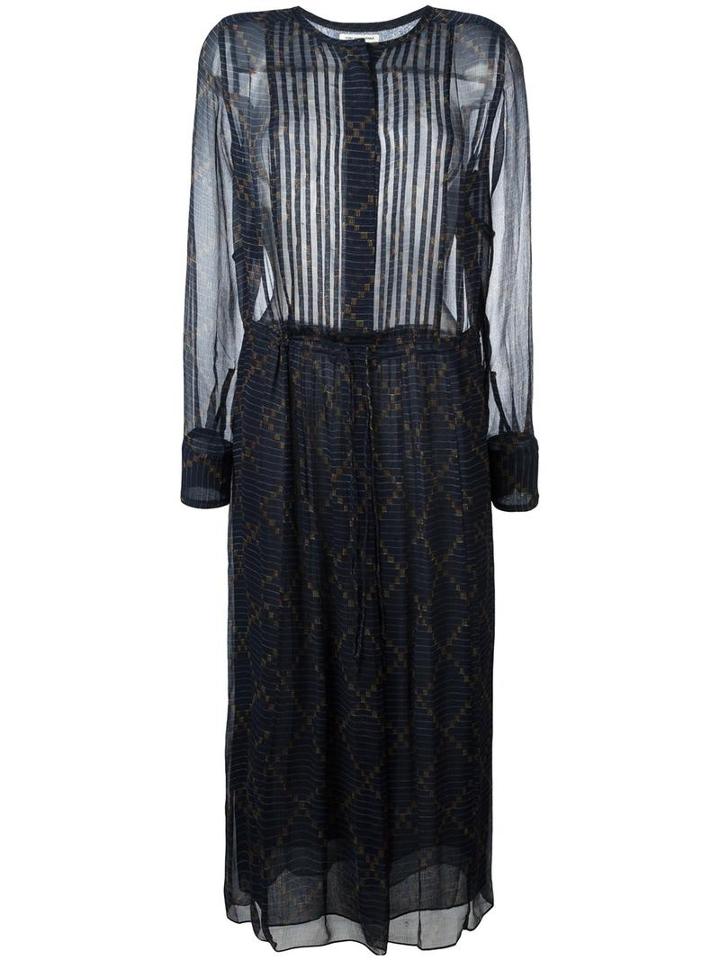 Isabel Marant Étoile - Baphir Dress - Women - Silk/viscose - 38, Blue, Silk/viscose