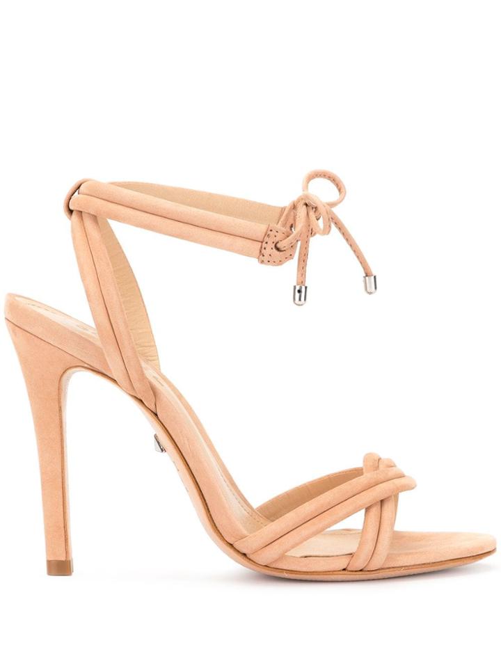 Schutz Double Strap Sandals - Neutrals