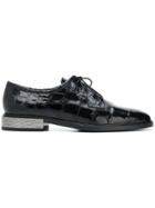 Alberto Gozzi Metal Heel Lace-up Shoes - Blue