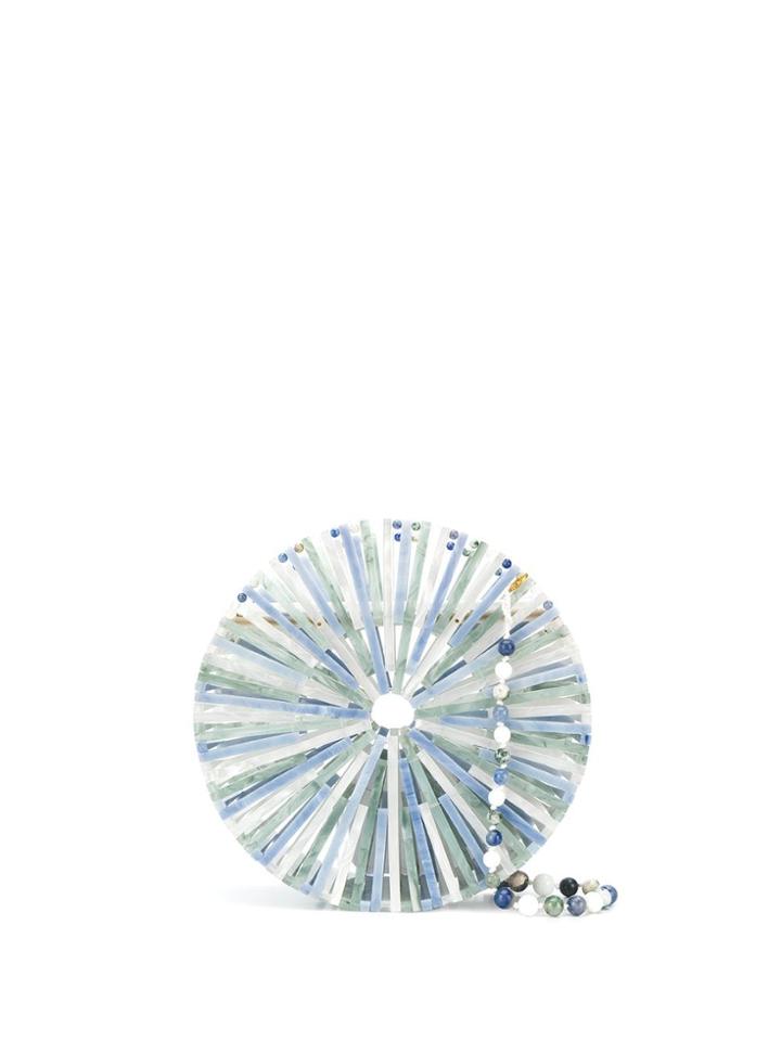 Cult Gaia Basket Cross Body Bag - Blue