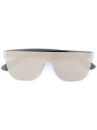 Retrosuperfuture Aviator Style Mirrored Sunglasses - Metallic