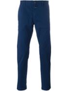 Closed Slim Fit Trousers, Men's, Size: 32, Blue, Cotton/spandex/elastane