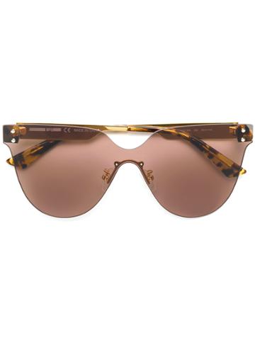 Mcq By Alexander Mcqueen Eyewear Oversized Sunglasses - Brown