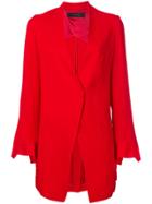 Federica Tosi Elongated Design Jacket - Red