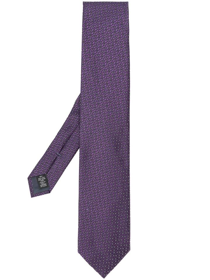 Ermenegildo Zegna Jacquard Tie - Purple