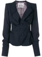 Vivienne Westwood Fitted Asymmetric Jacket - Blue