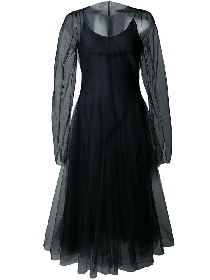 Marc Le Bihan Flared Fitted Dresss - Black