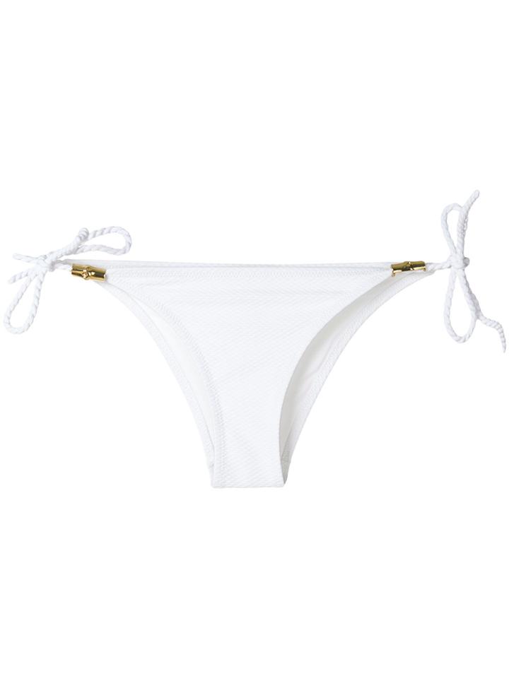 Heidi Klein Side Tie Bikini Bottoms - White