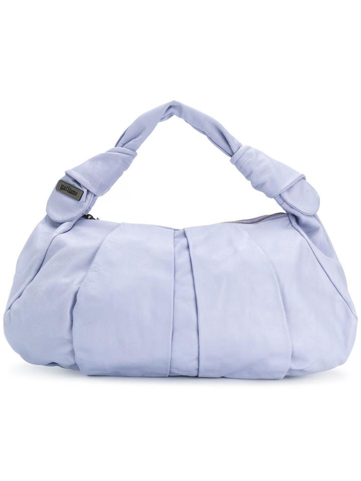 John Galliano Hobo Shoulder Bag - Blue