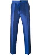 Christian Pellizzari - Taffeta Trousers - Men - Cotton/polyamide/polyester - 46, Blue, Cotton/polyamide/polyester