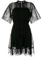 Nº21 Lace-trimmed Dress - Black