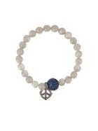 Loree Rodkin Sapphire And Diamond Charm Beaded Bracelet