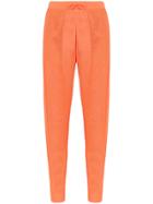 Adam Selman Sport Mid Rise Mesh Track Pants - Orange