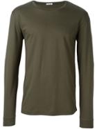 Tomas Maier Longsleeved T-shirt, Men's, Size: S, Green, Cotton