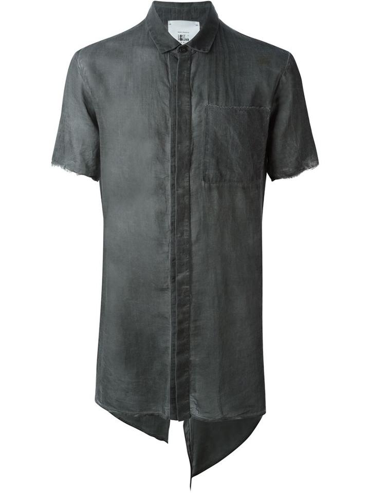 Lost And Found Rooms Asymmetric Distressed Shirt