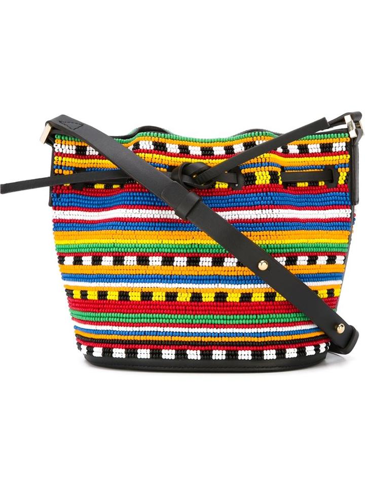Les Petits Joueurs Mini 'daliah' Bucket Shoulder Bag, Women's, Black