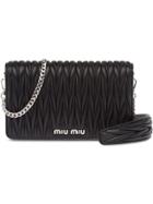 Miu Miu Miu Délice Leather Bag - Black