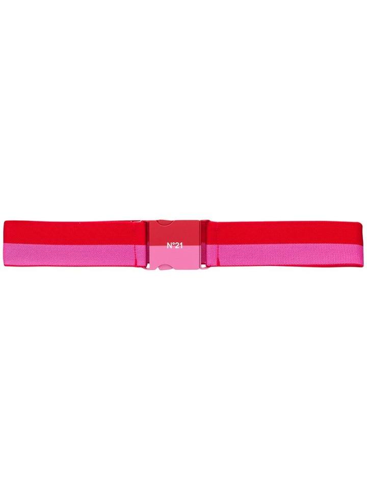 Nº21 Two-tone Belt - Pink