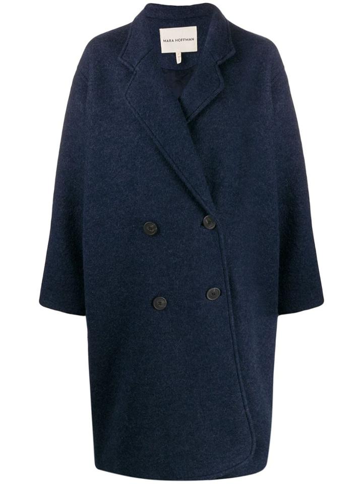 Mara Hoffman Button-front Coat - Blue