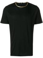 Unconditional Contrast Neck T-shirt - Black