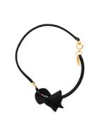 Marni Gemstone Detail Choker Necklace - Black