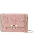 Valentino Valentino Garavani Floral Shoulder Bag - Pink & Purple
